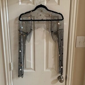 Brand new Fishnet shoulder shrug